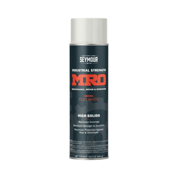 Seymour MRO High-Solids Flat White Spray Paint