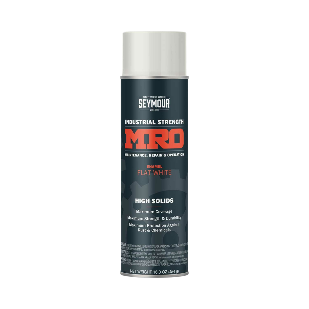 Seymour MRO High-Solids Flat White Spray Paint