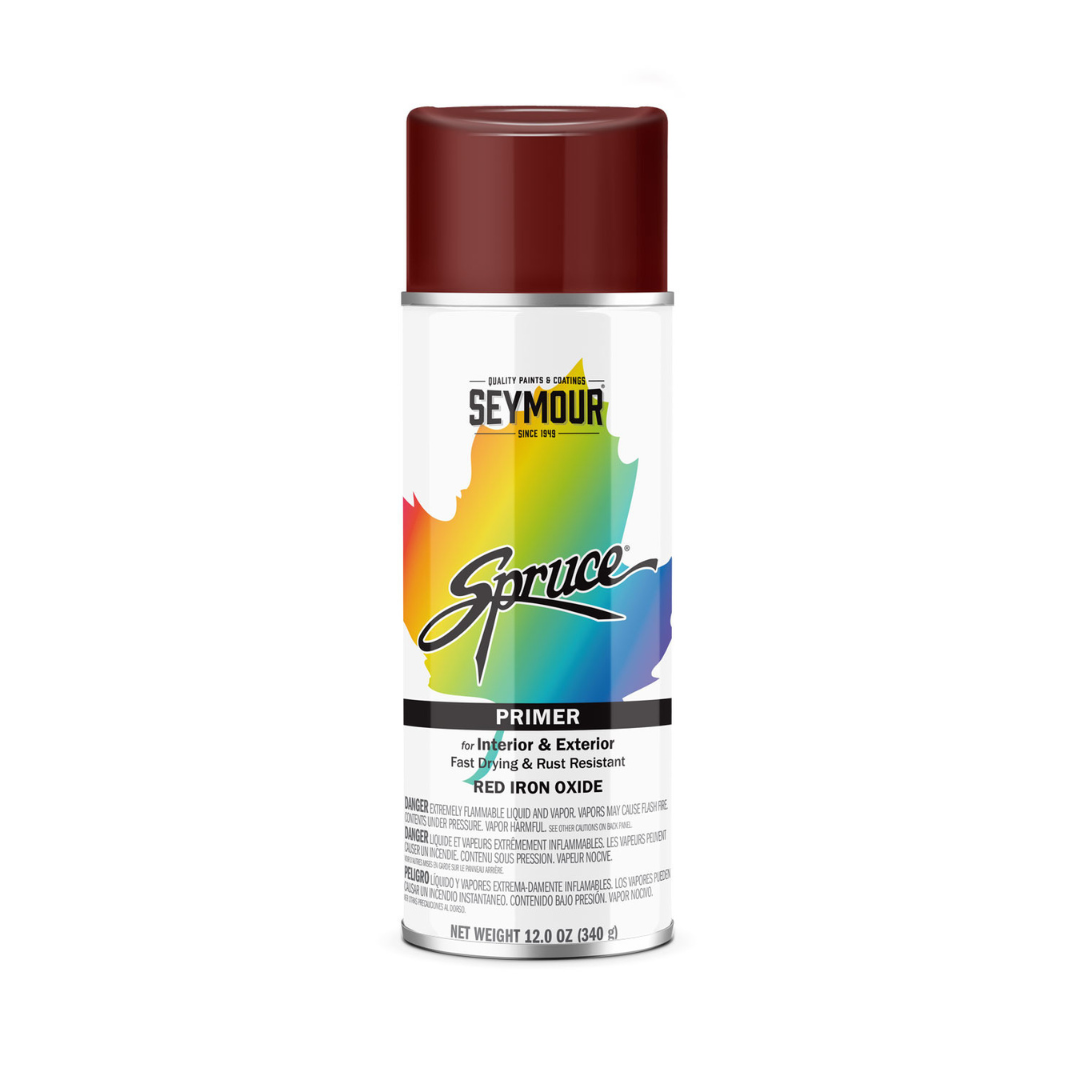 Seymour Spruce Red Oxide Primer Spray Paint 12oz