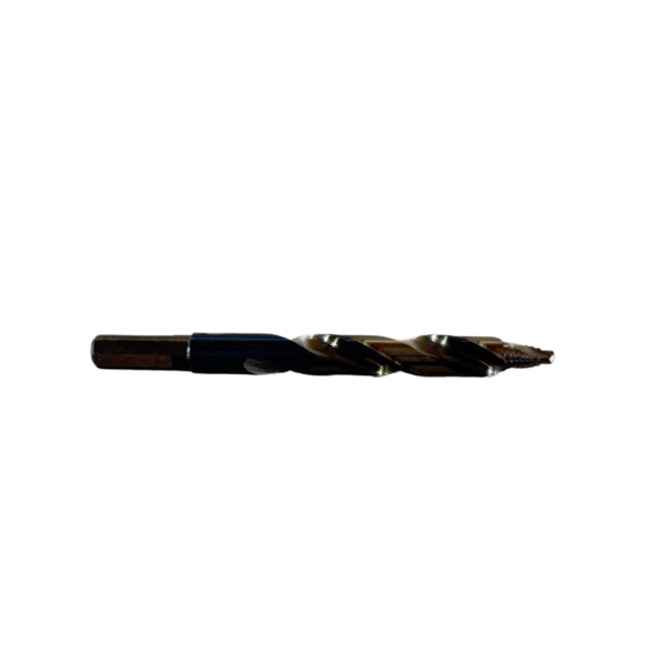 31/64" Blitz-Storm Mechanics Length Step Point Drill Bit – 3/8" Reduced Shank – Black & Gold
