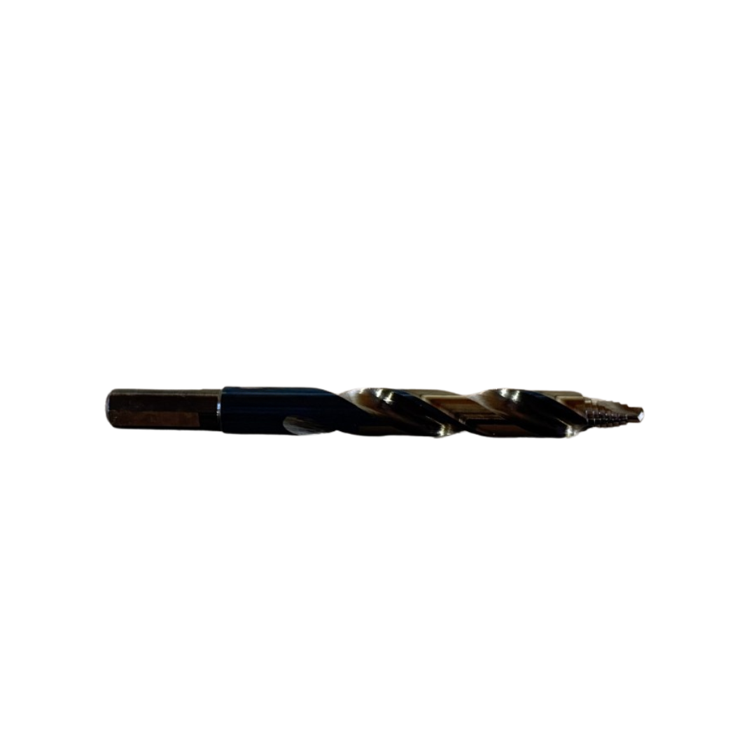 31/64" Blitz-Storm Mechanics Length Step Point Drill Bit – 3/8" Reduced Shank – Black & Gold