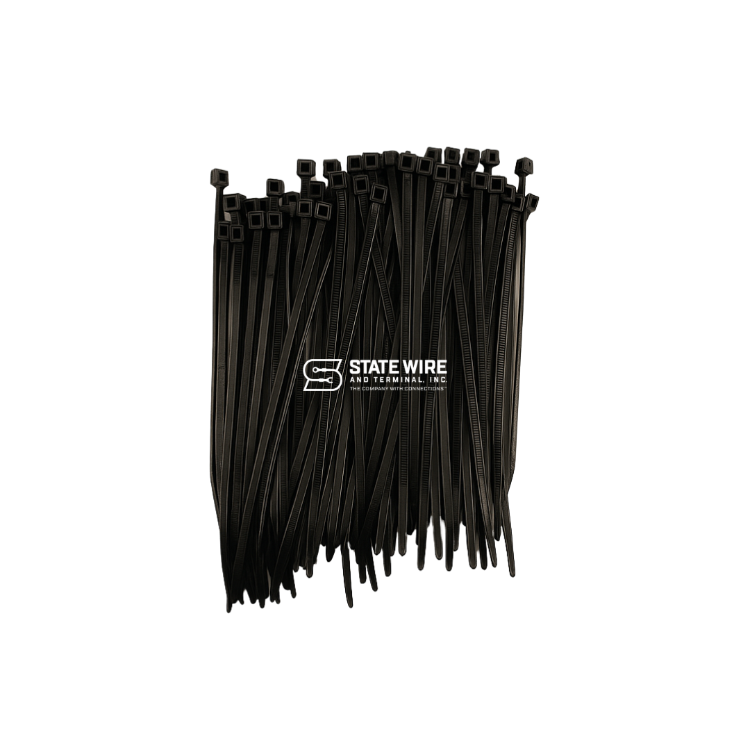 Nylon Cable Tie 11.25" – 50 lb Tensile Strength (Black)