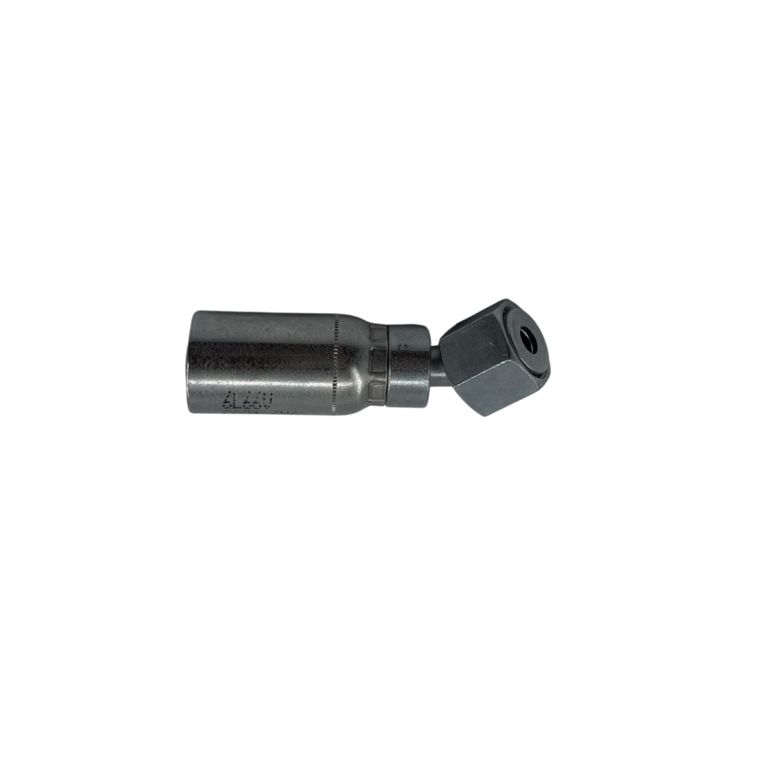 45° Female Swivel – ORF – 3/8″ Hydraulic Hose x 3/8″ Pipe, Carbon Steel