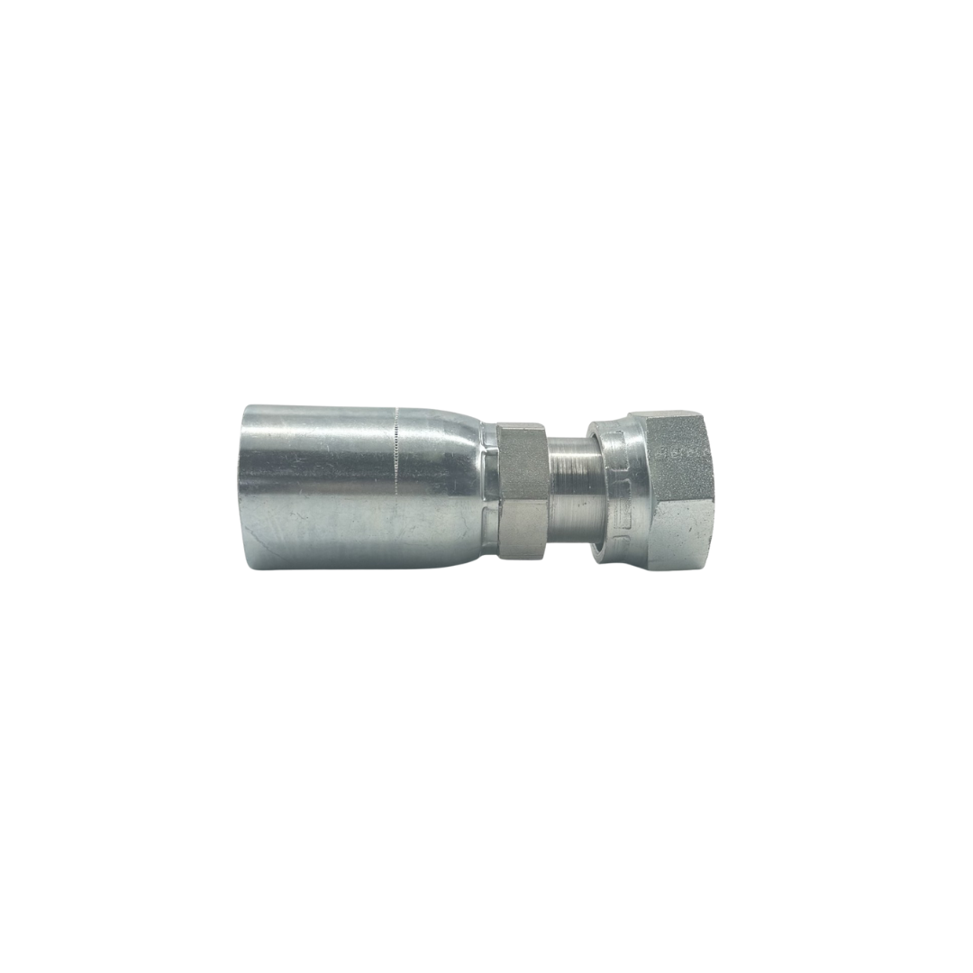 1" Hose x 1"-11.5 ORF Female Straight Swivel – O-Ring Face Seal – Hydraulic Hose End – Trivalent Zinc – CS30 Series