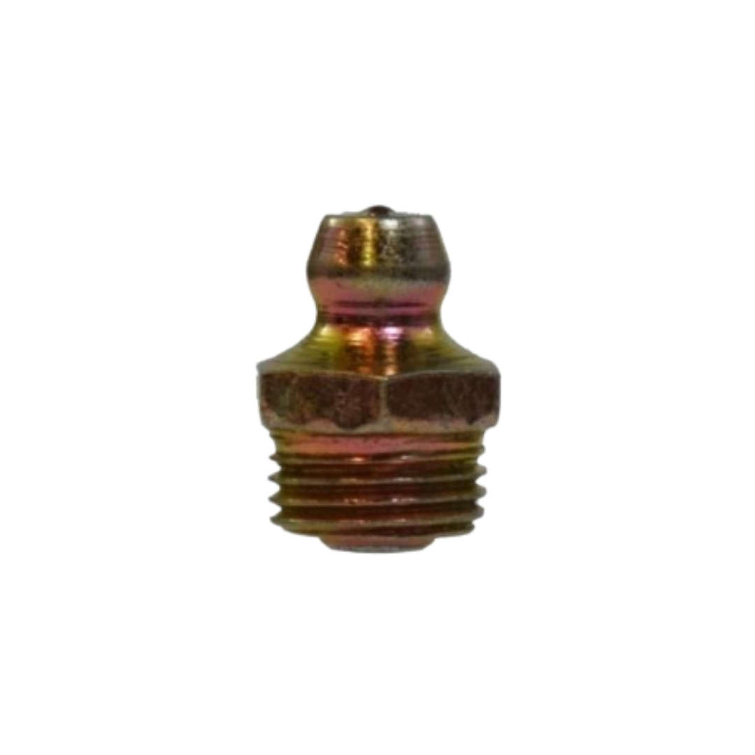 1/8"-27 NPT Stainless Steel Grease Fitting – Straight, Pipe Thread