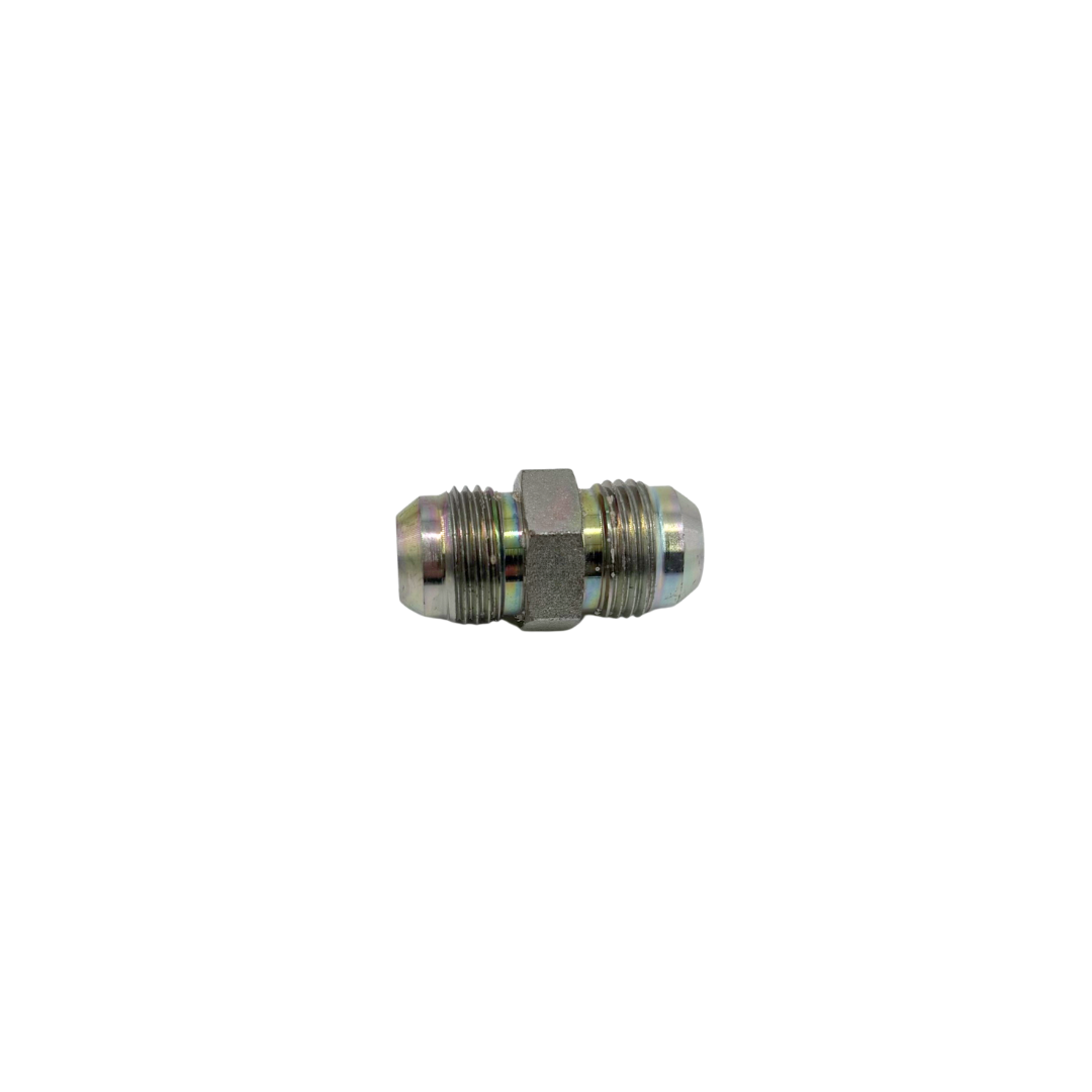 JIC 37° Flare-Twin® Small Hex Union – 5/8" Tube x 1/2" Tube, Steel