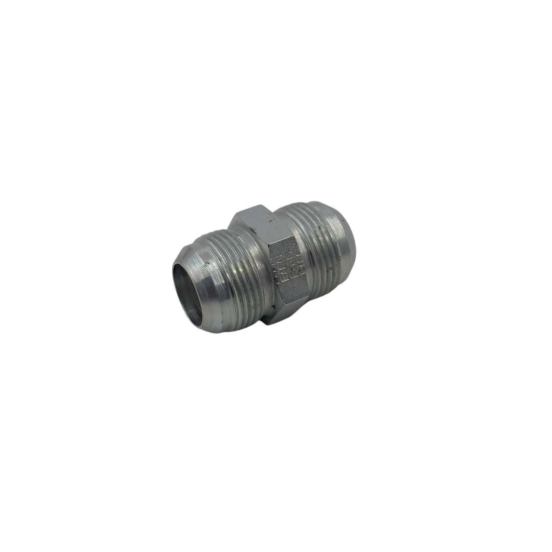 JIC 37° Flare Small Hex Union – 1" Hose to 1" Hose, 1-3/8" Hex – Hydraulic Fitting, Vibration-Resistant