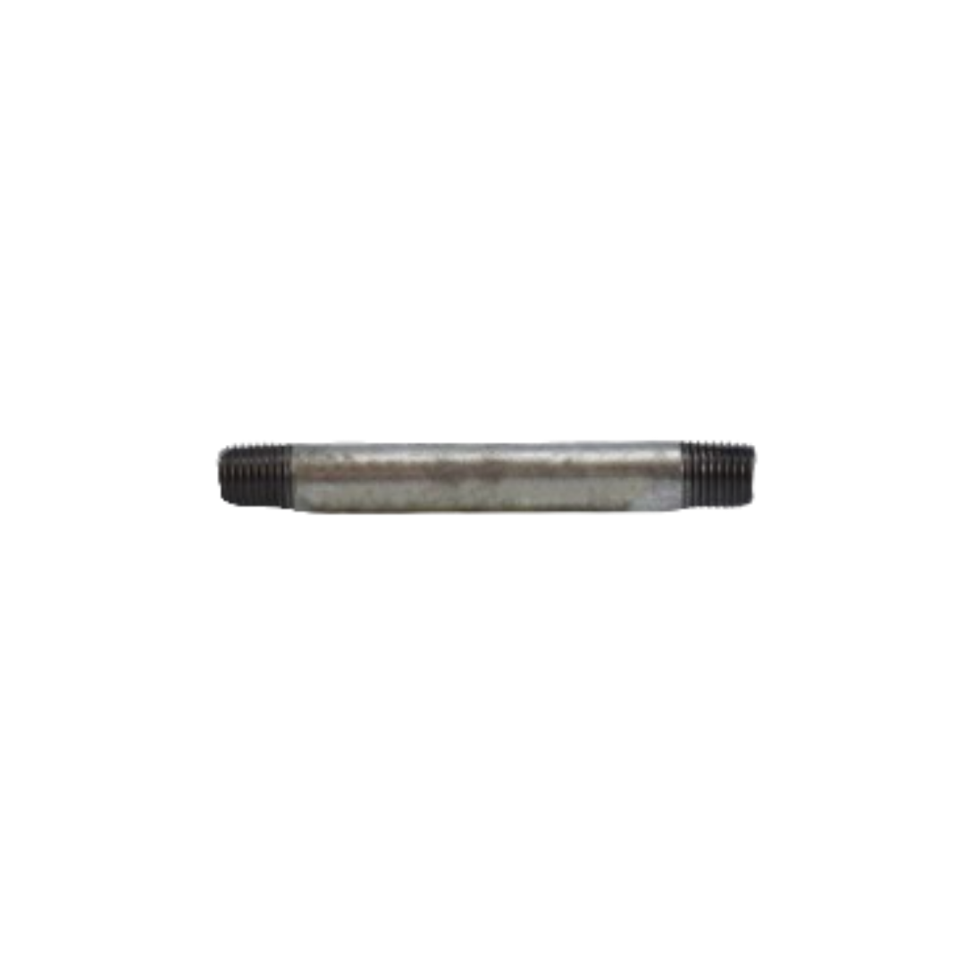 1/4" x 2" Galvanized Steel Pipe Nipple – NPT Male x Male, ANSI B1.20.1 Thread
