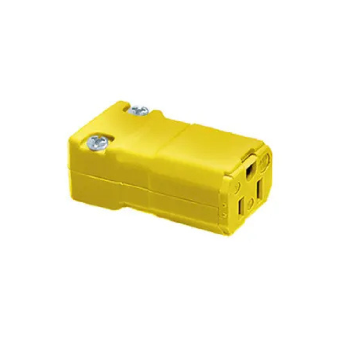 Hubbell HBL5969VY Valise® 15 A Straight Blade Connector