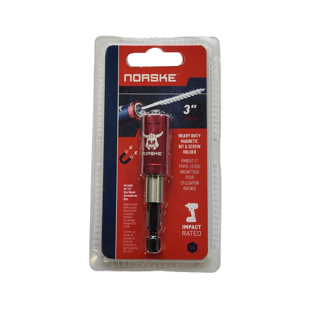 Norske 3-Inch Impact Torsion Magnetic Bit Holder