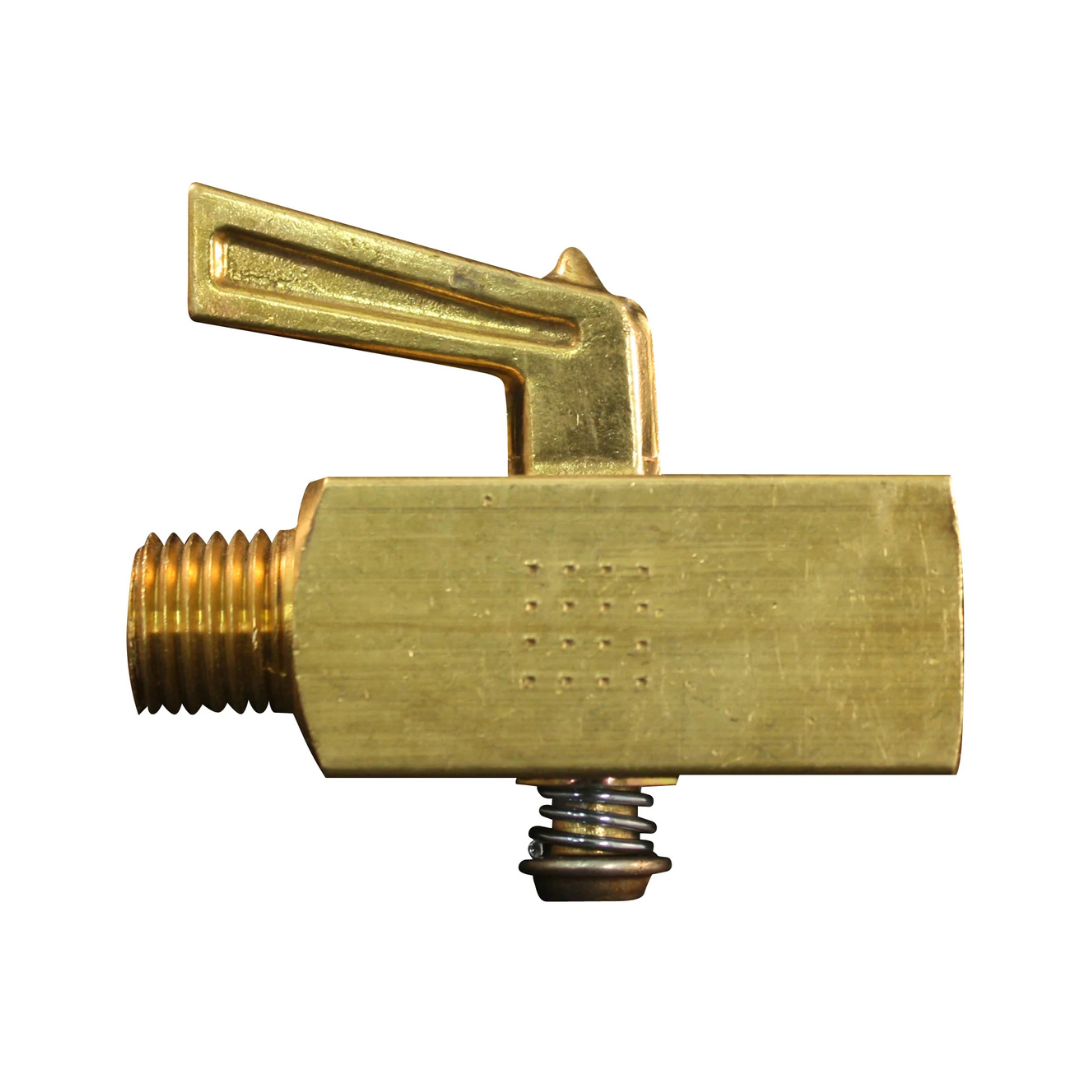 Flow Control Valve 1/4" NPT With Gauge